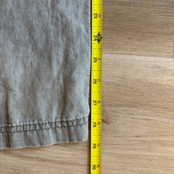 H&M Tapered 100% Linen Pants Women's Medium - Picture 6 of 6